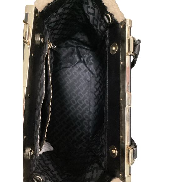 New Never Used Diane Von Furstenberg Bag Women’s 1 Size Shearling &Leather Brown - Picture 8 of 9